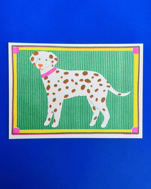 Dalmatian A5 Riso Print