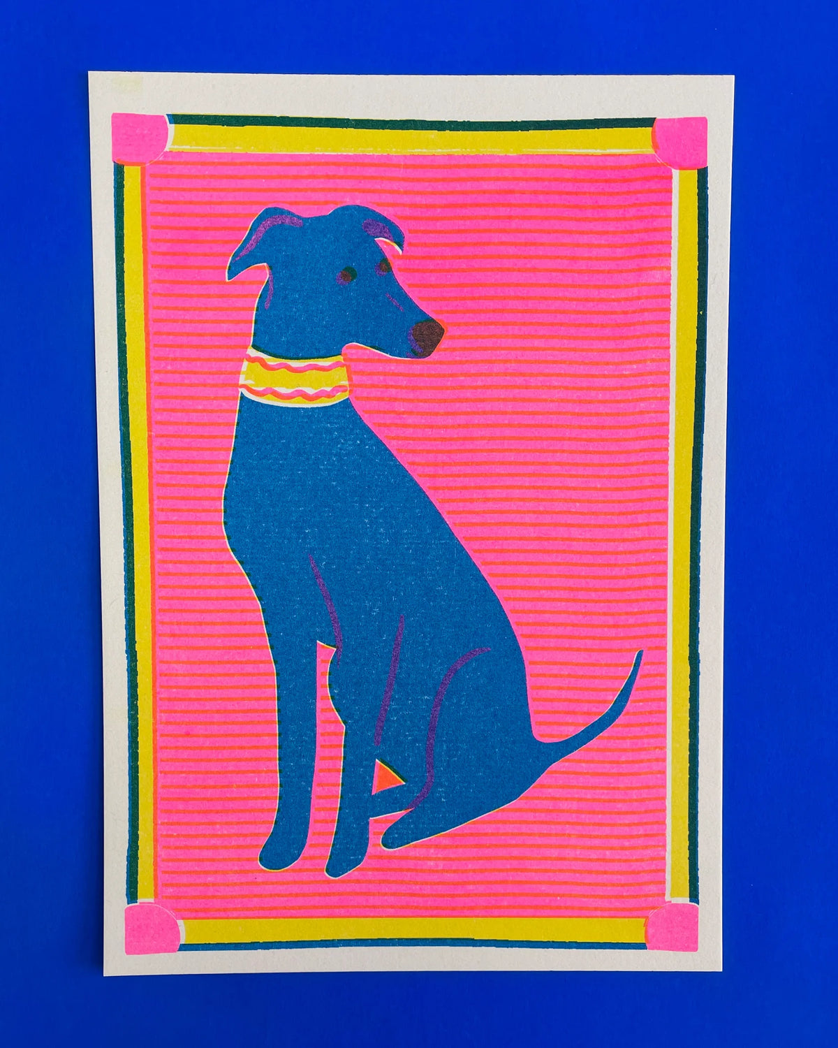 Greyhound A5 Print