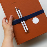 Kartotek Harcover A4 Clothbound Notebook Ruled Ochre