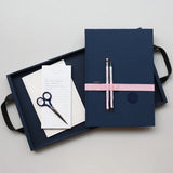 Kartotek Harcover A4 Clothbound Notebook Ruled Blue