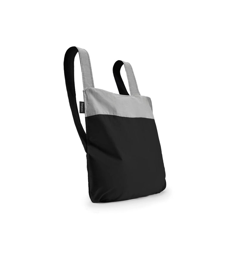 Notabag 2 in 1 Tote & Backpack - Black / Grey