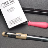 Opus 88 Koloro Teal Eyedropper Fountain Pen