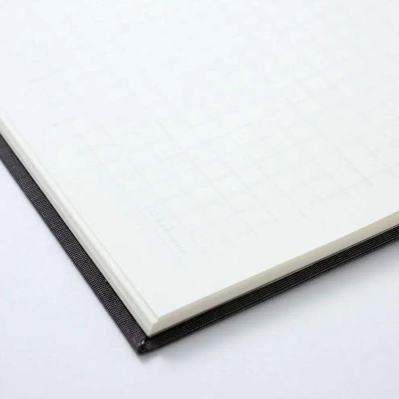 Kakimori A5 Clothbound Hardback Grid Notebook Beige