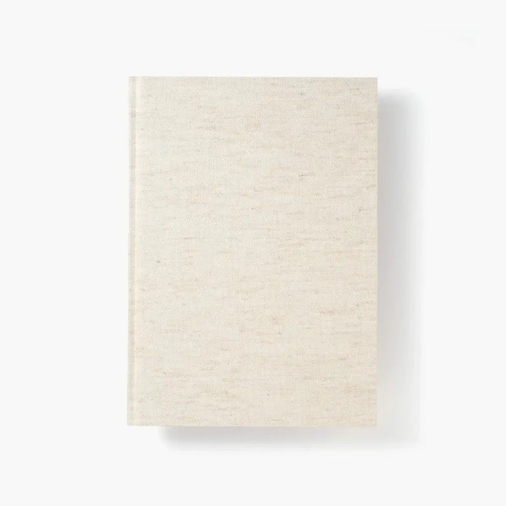 Kakimori A5 Clothbound Hardback Grid Notebook Beige