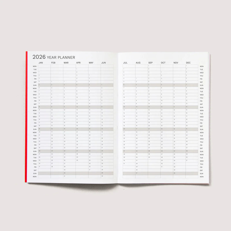 Octagon Design 2026 Big Monthly Planner A4