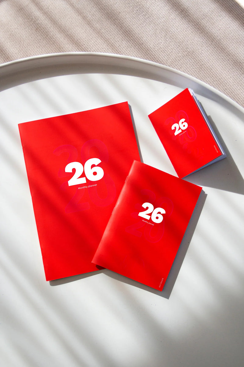 Octagon Design 2026 Big Monthly Planner A4