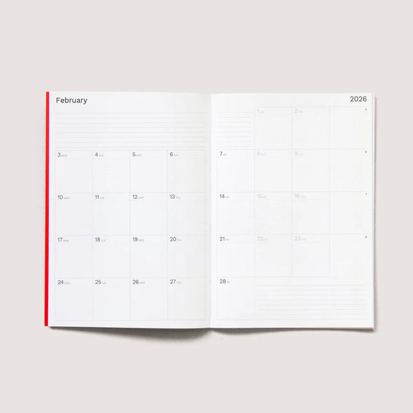 Octagon Design 2026 Big Monthly Planner A4