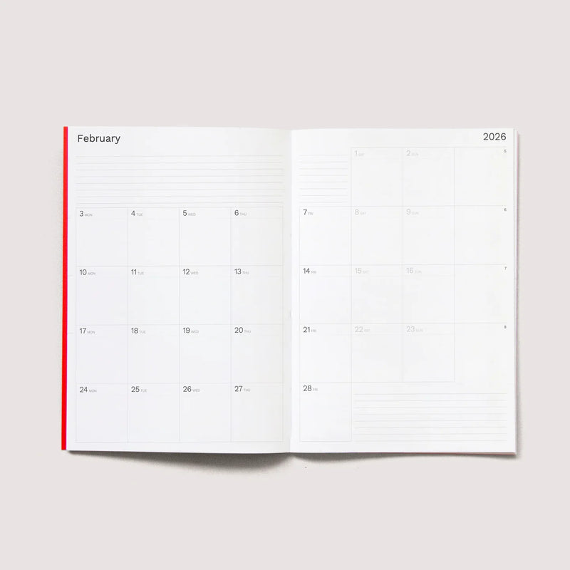 Octagon Design 2026 Big Monthly Planner A4