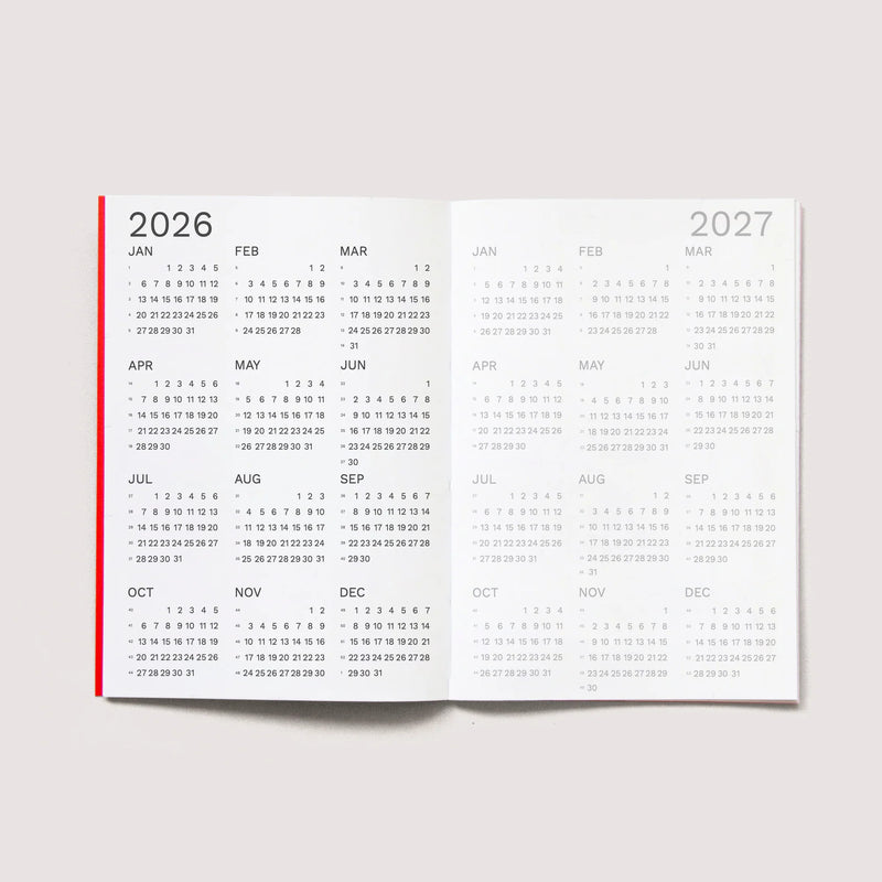 Octagon Design 2026 Monthly Planner A5