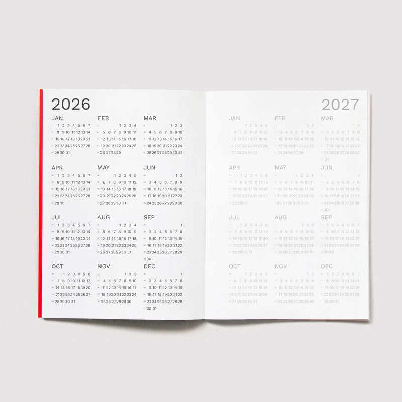 Octagon Design 2026 Mini Monthly Planner A6