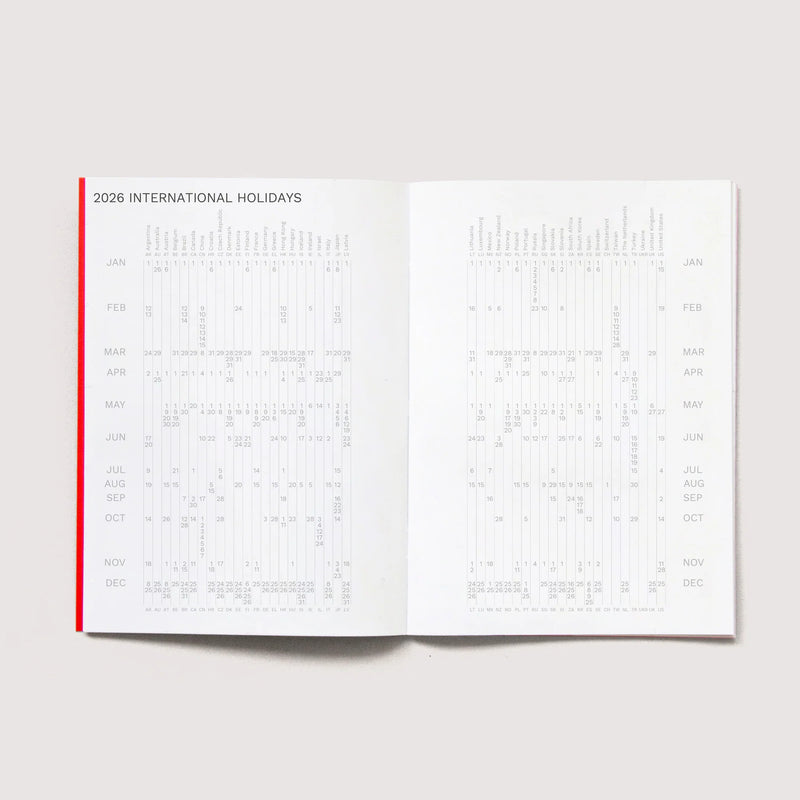 Octagon Design 2026 Mini Monthly Planner A6