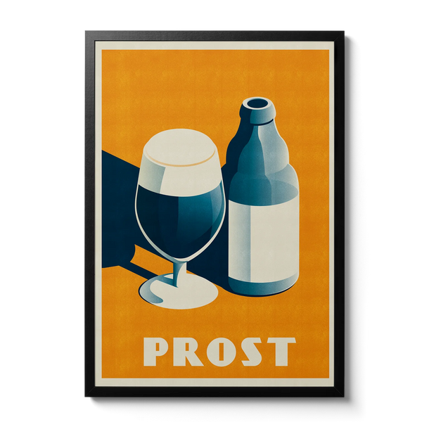 Prost 'Cheers' Beer Print A3 Art Print