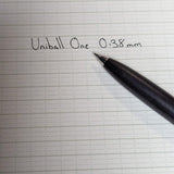 Uniball One F 0.38mm Gel Pen Black