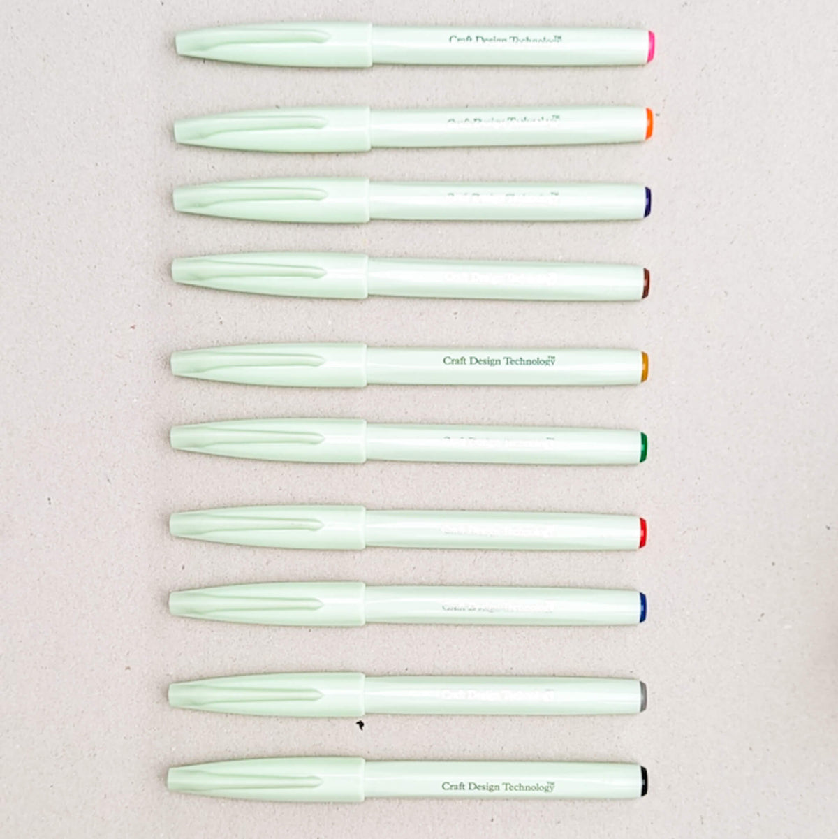 Craft Design Technology Brush Sign Pen Various Colours