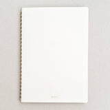 Midori A5 Dot Grid Wirebound Notebook White