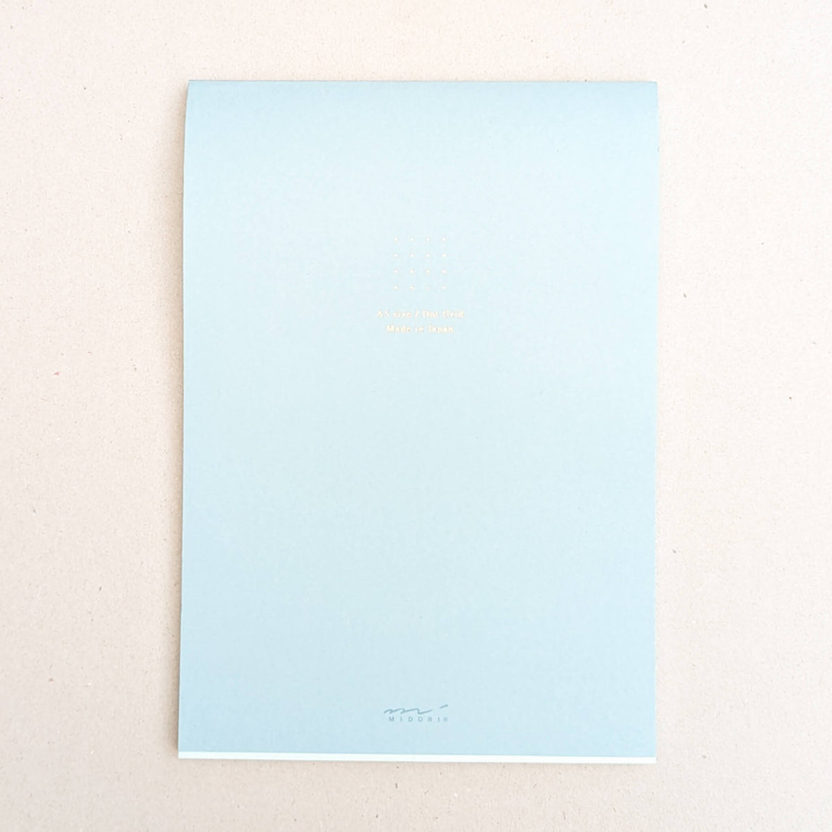Midori A5 Dot Grid Paper Memo Pad Blue