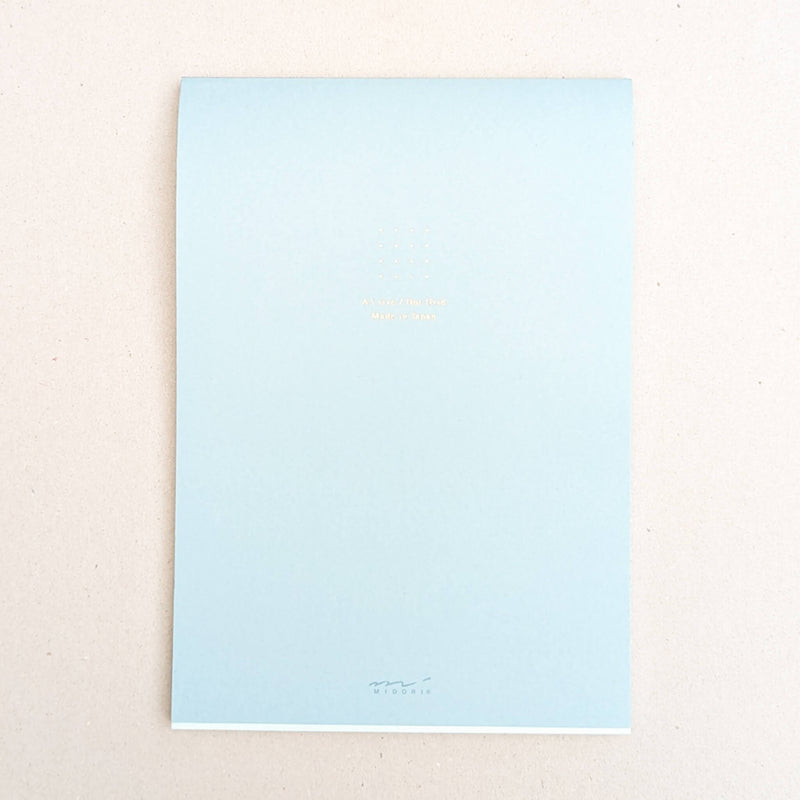 Midori A5 Dot Grid Paper Memo Pad Blue