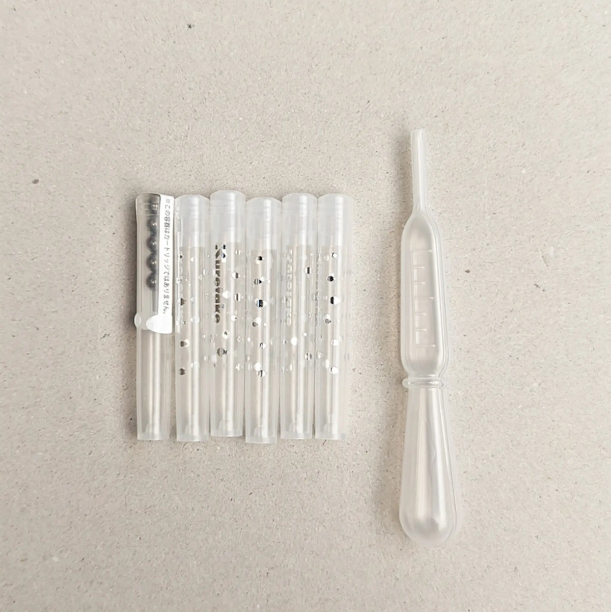 Kuretake Karappo Empty Ink Cartridge Kit