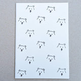 Polar Bear Print A5 Notebook
