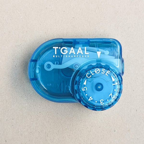 Kutsuwa T'Gaal Adjustable Angle Blue Pencil Sharpener