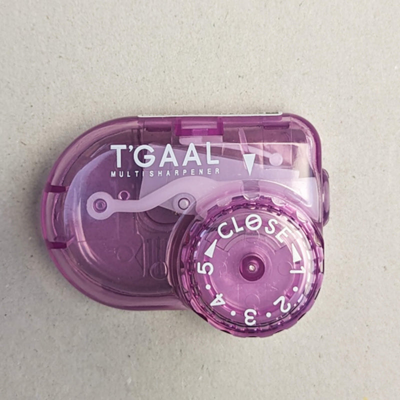 Kutsuwa T'Gaal Adjustable Angle Purple Pencil Sharpener