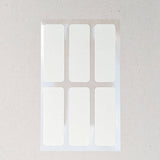 Stalogy 006 Masking Patches Washi Rectangle Labels