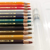 Uni Watercolor Mini Pencils Botanical Pocket Set