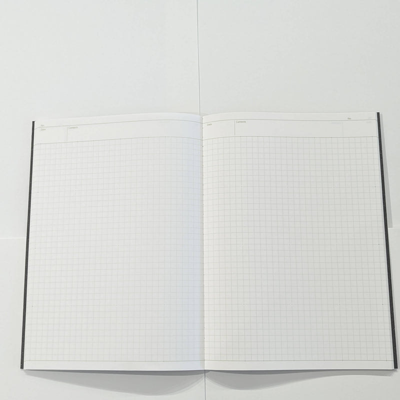 Nakabayashi Logical Prime Grey B5 Threadbound Notebook Grid