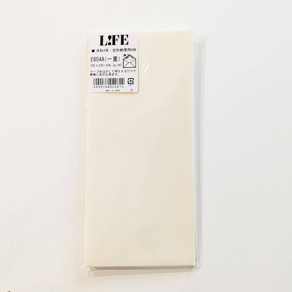 Life Cream DL Envelopes - Pack of 8