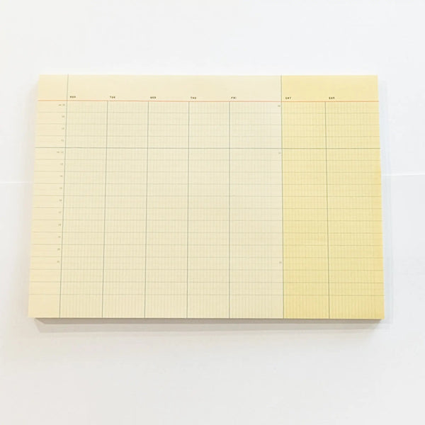 Paperways A4 Desk Notepad- Weekly Organiser