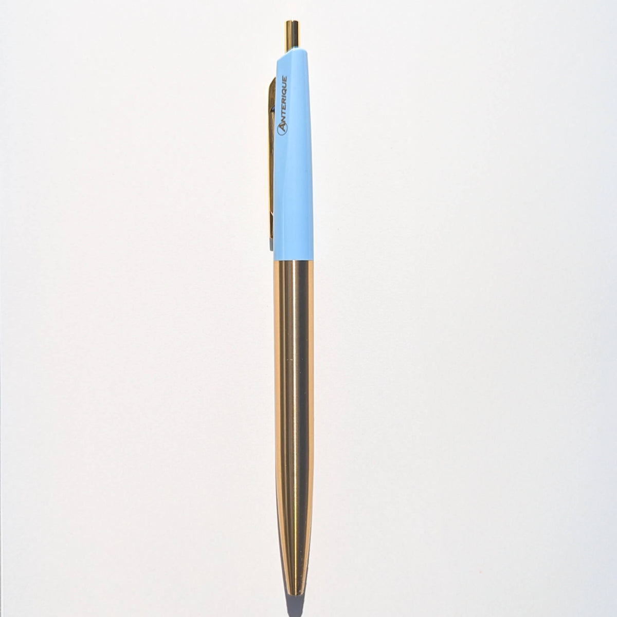 Anterique BP2 Brass 0.5mm Ballpoint Pen Aqua Blue
