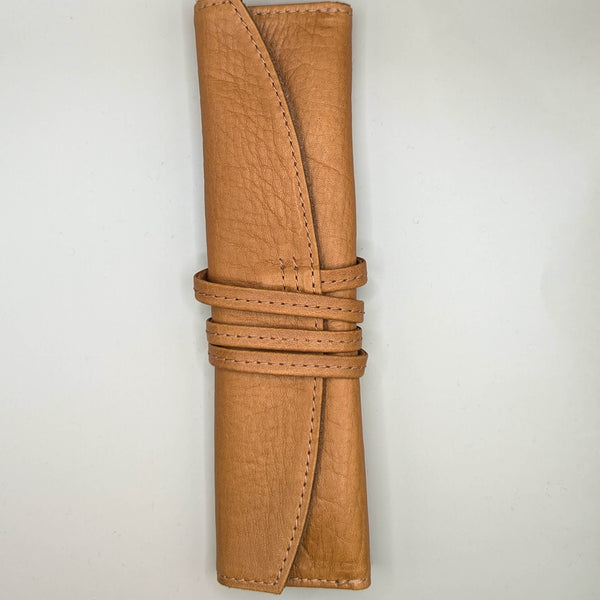 Pilot Pensemble Roll Pen Case for 1 Pen Light Brown