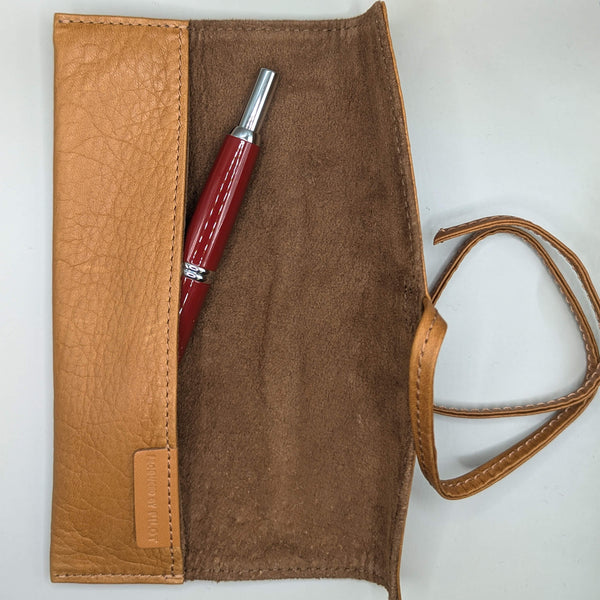 Pilot Pensemble Roll Pen Case for 1 Pen Light Brown
