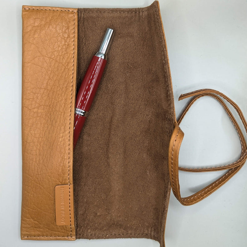 Pilot Pensemble Roll Pen Case for 1 Pen Light Brown