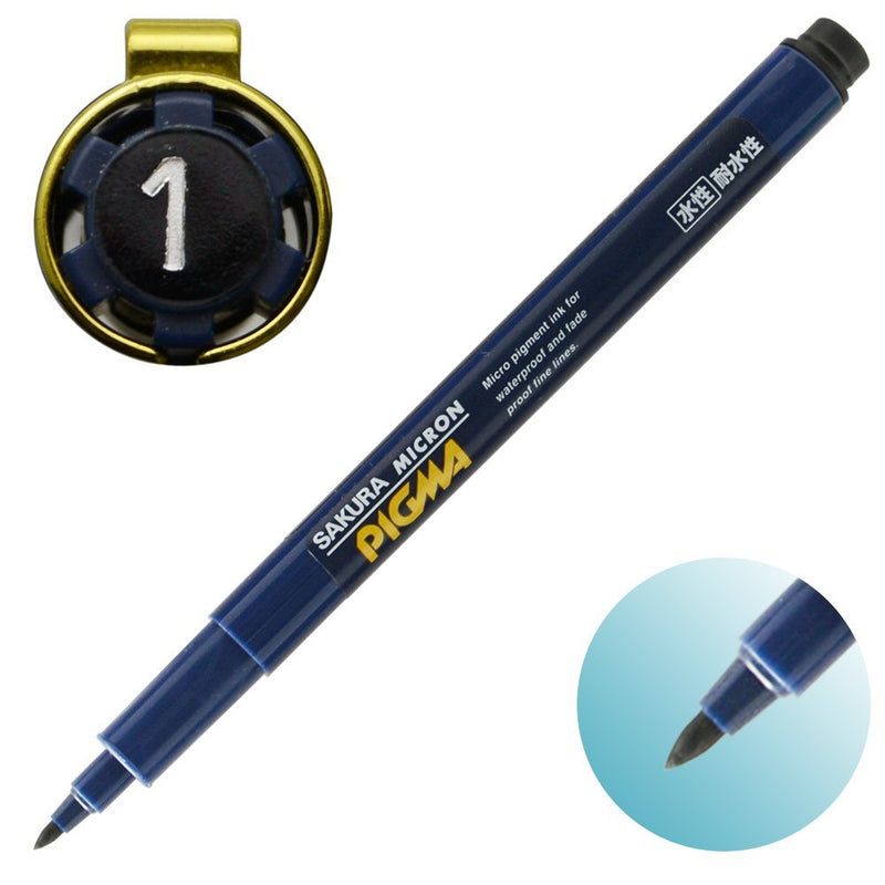 Stylos Fineliners Sakura Pigma Micron Sépia 01 - Lot De 3 - Encre Waterproof Et Résistante à La Lumière - 10