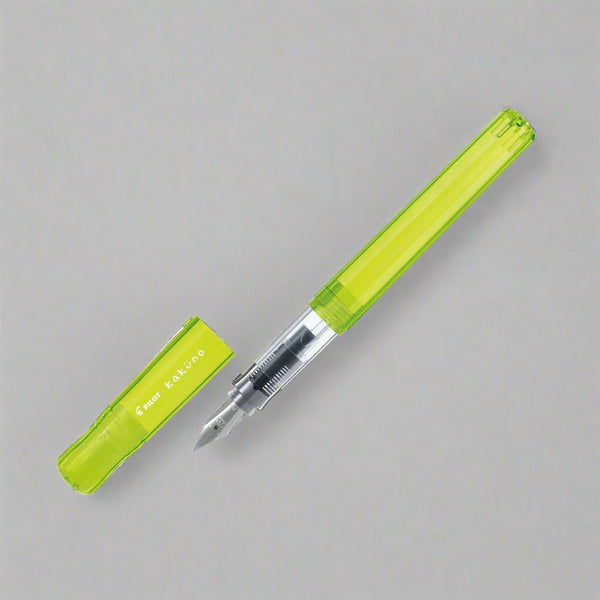 Pilot Kakuno Fountain Pen Transparent Green