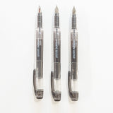 Platinum Preppy Black Fountain Pen Set of 3 - EF, F & M Nibs