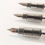 Platinum Preppy Black Fountain Pen Set of 3 - EF, F & M Nibs