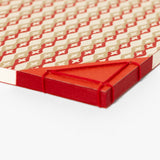 Kadotoji-cho Tatewaku/ Red Large Square Handbound Notebook