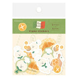 Furukawashiko Viva Italia Flake Stickers - Bread Dog