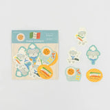 Furukawashiko Viva Italia Flake Stickers - Pasta Dog