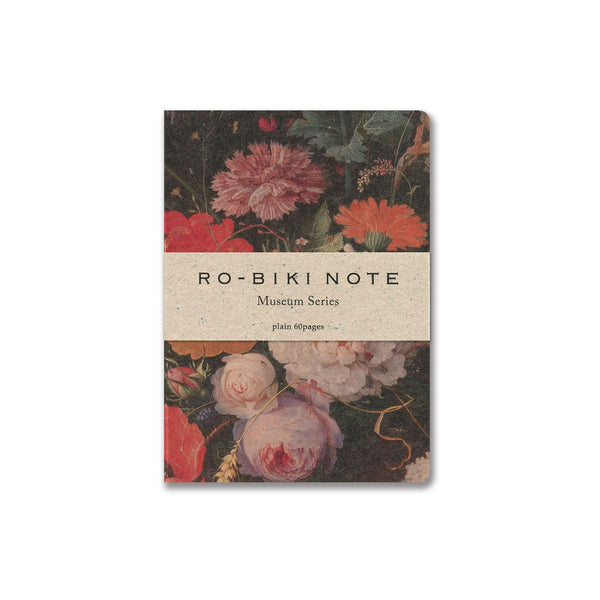 Yamamoto Paper RO-BIKI Museum flowers Small Notebook - Dot Grid