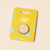 Rich Tea Biscuit Wooden Pin Badge