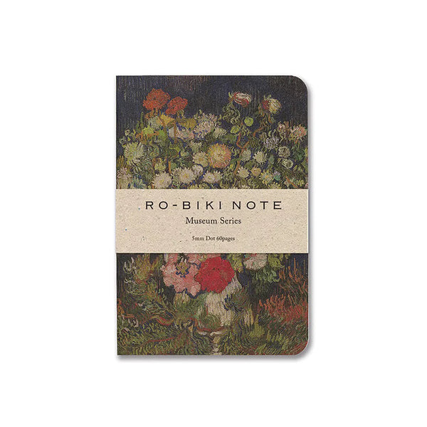 Yamamoto Paper RO-BIKI Museum Series Bouquet Small Notebook - Dot Grid
