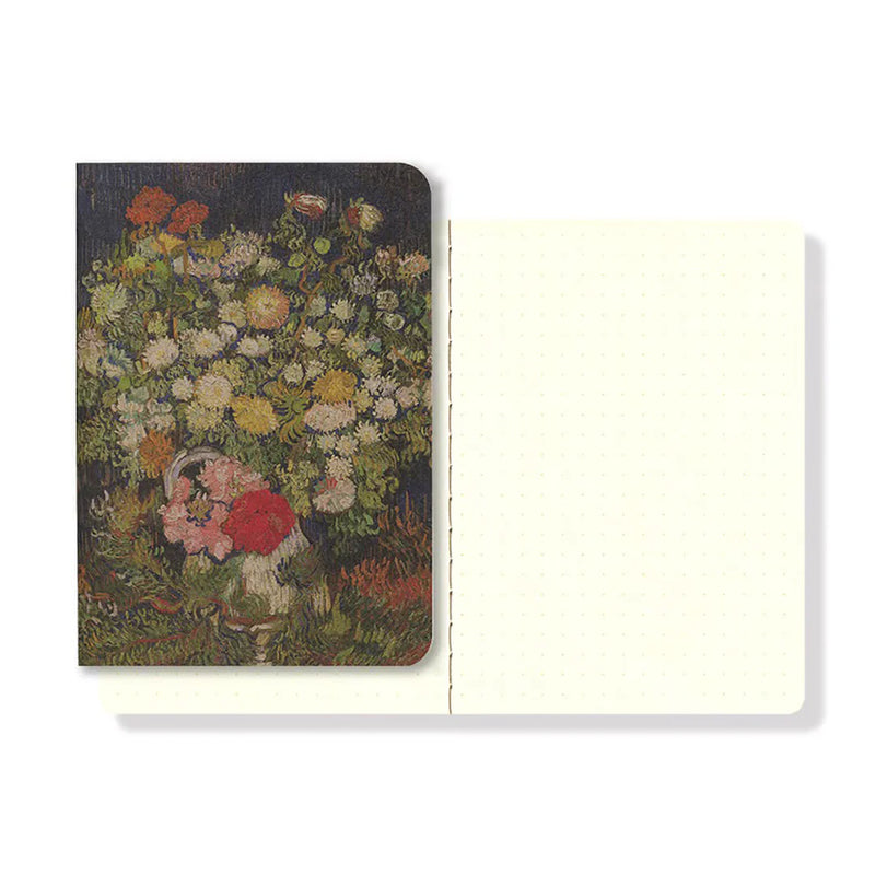 Yamamoto Paper RO-BIKI Museum Series Bouquet Small Notebook - Dot Grid