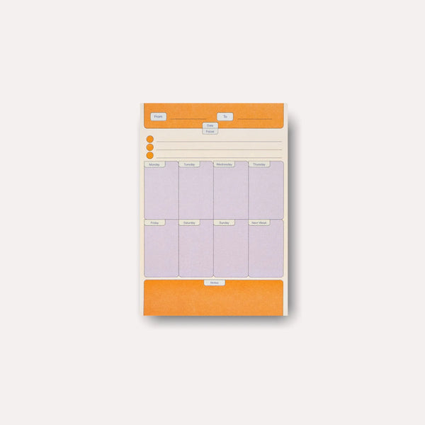 The Completist Beams Weekly Planner Sticky Notes