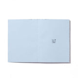 Labobratori Spray Splash Pale Blue Soft Cover A6 Plain Notebook