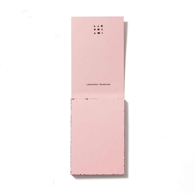 Labobratori Spray Splash Pale Pink Soft Cover A7 Memo Pad