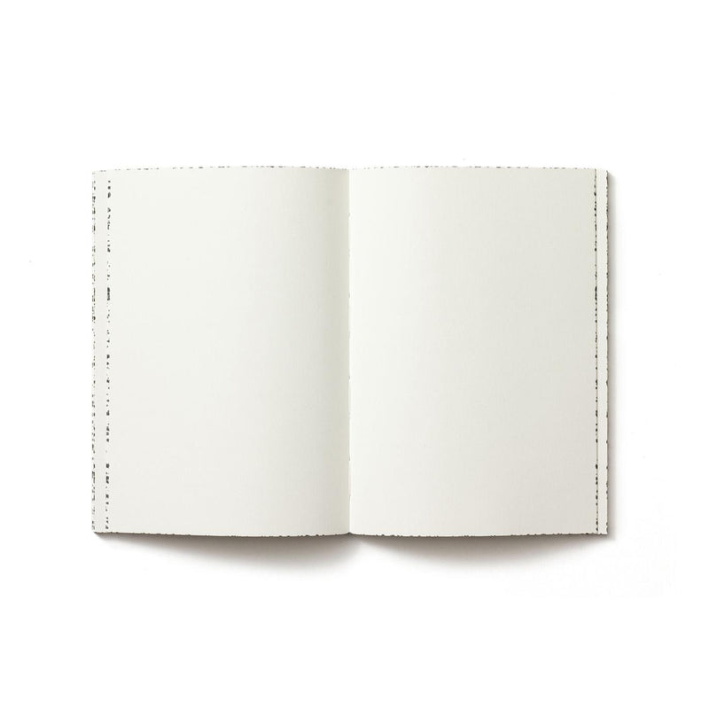 Labobratori Spray Splash Black & White Soft Cover A6 Plain Notebook