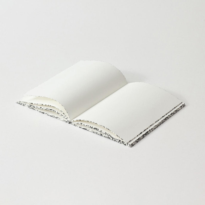 Labobratori Spray Splash Black & White Soft Cover A6 Plain Notebook